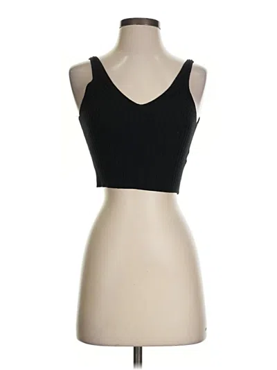 Pre-owned Forever 21 Tank Top Black Strapless Neckline Tops