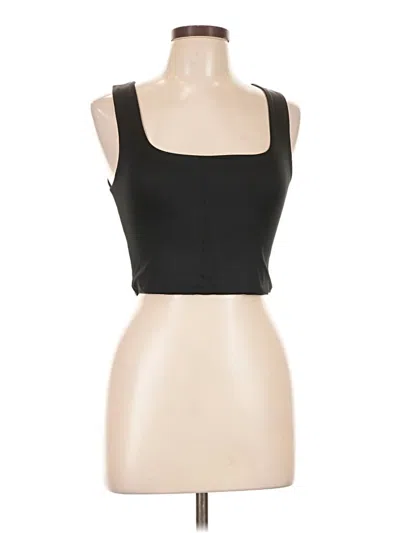 Pre-owned Forever 21 Tank Top Black Strapless Neckline Tops