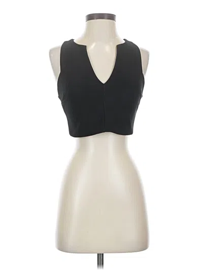 Pre-owned Forever 21 Tank Top Black Strapless Neckline Tops