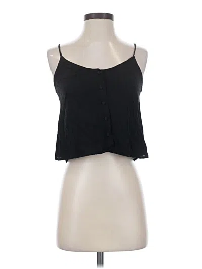 Pre-owned Forever 21 Tank Top Black Strapless Neckline Tops