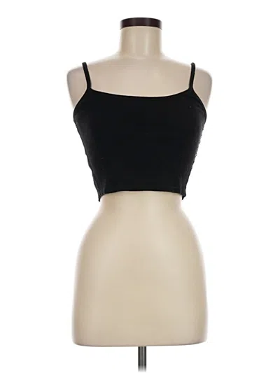 Pre-owned Forever 21 Tank Top Black Strapless Neckline Tops
