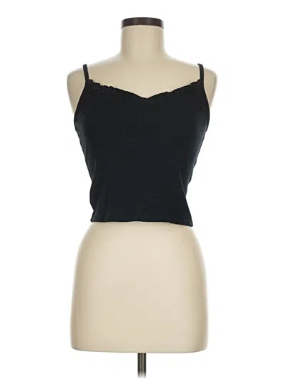 Pre-owned Forever 21 Tank Top Black Strapless Neckline Tops