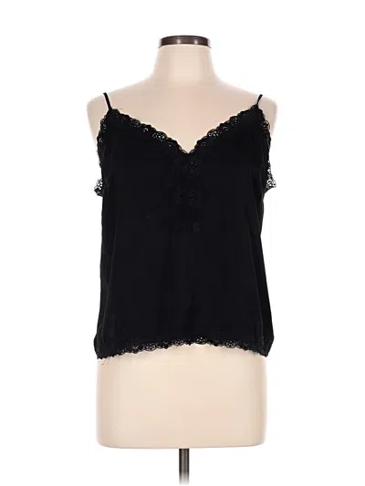 Pre-owned Forever 21 Tank Top Black Sweetheart Neckline Tops