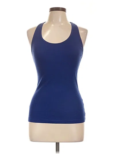 Pre-owned Forever 21 Tank Top Blue Halter Neckline Tops
