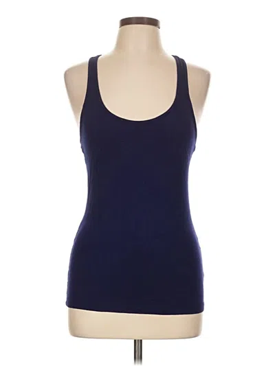 Pre-owned Forever 21 Tank Top Blue Halter Neckline Tops