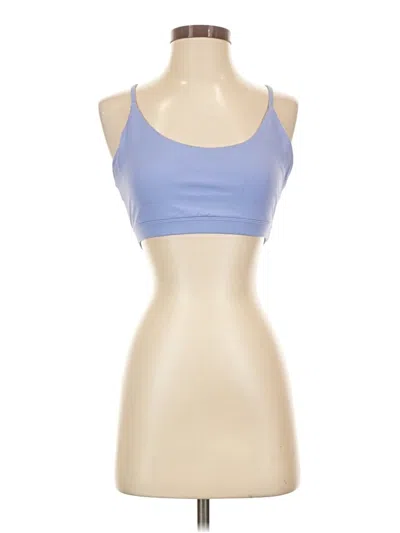 Pre-owned Forever 21 Tank Top Blue Strapless Neckline Tops