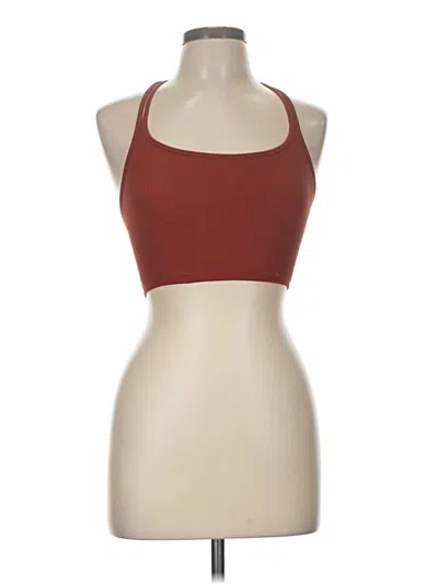 Pre-owned Forever 21 Tank Top Brown Halter Neckline Tops