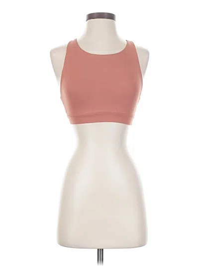 Pre-owned Forever 21 Tank Top Brown Halter Neckline Tops