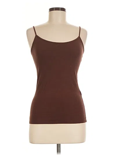 Pre-owned Forever 21 Tank Top Brown Strapless Neckline Tops