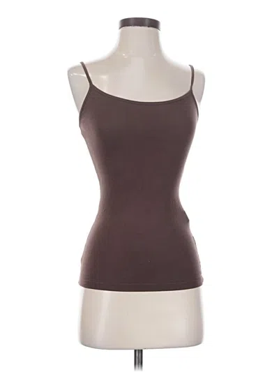 Pre-owned Forever 21 Tank Top Brown Strapless Neckline Tops