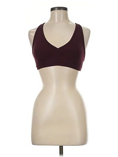 Pre-owned Forever 21 Tank Top Burgundy Halter Neckline Tops