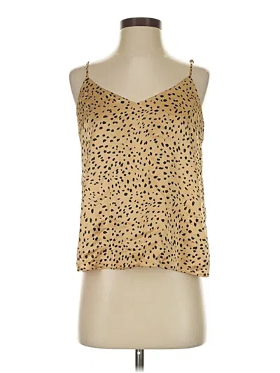 Forever 21 Tank Top Gold Strapless Neckline Tops