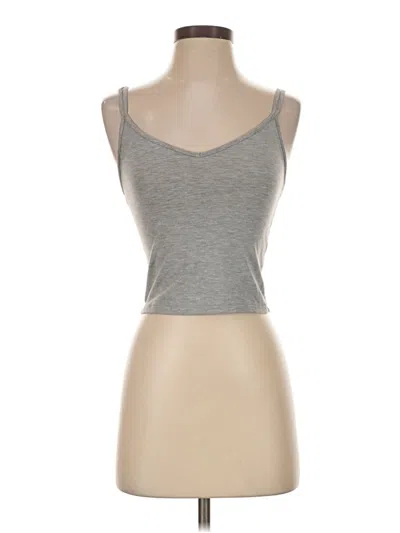 Pre-owned Forever 21 Tank Top Gray Strapless Neckline Tops