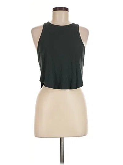 Pre-owned Forever 21 Tank Top Green Halter Neckline Tops