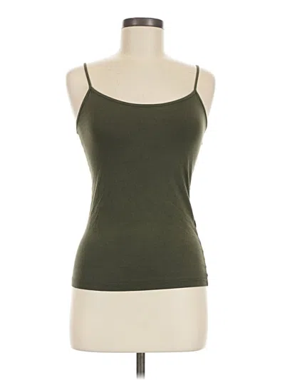 Pre-owned Forever 21 Tank Top Green Strapless Neckline Tops