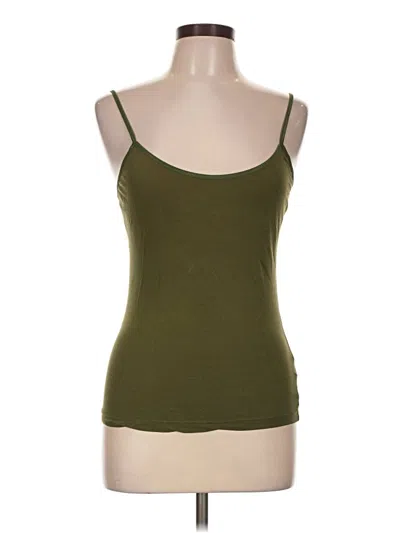 Pre-owned Forever 21 Tank Top Green Strapless Neckline Tops
