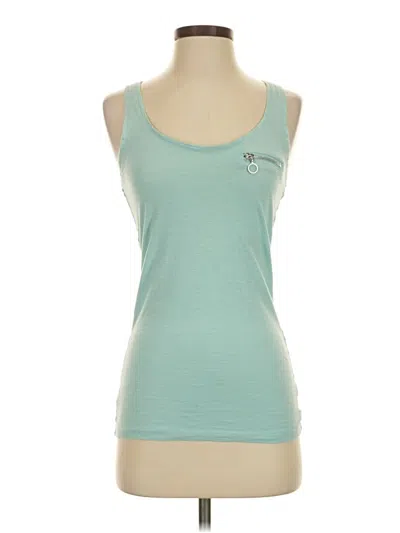 Pre-owned Forever 21 Tank Top Green Sweetheart Neckline Tops