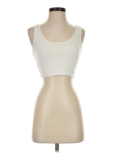Pre-owned Forever 21 Tank Top Ivory Strapless Neckline Tops