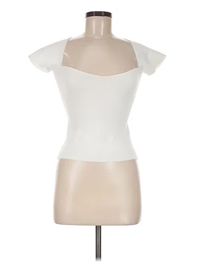 Pre-owned Forever 21 Tank Top Ivory Strapless Neckline Tops