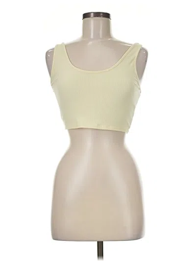 Pre-owned Forever 21 Tank Top Ivory Strapless Neckline Tops