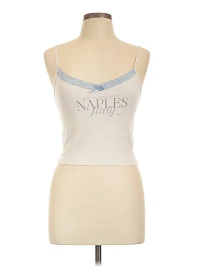 Pre-owned Forever 21 Tank Top Ivory Strapless Neckline Tops