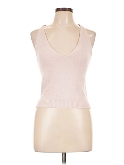 Pre-owned Forever 21 Tank Top Pink Halter Neckline Tops