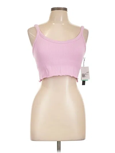 Pre-owned Forever 21 Tank Top Pink Strapless Neckline Tops