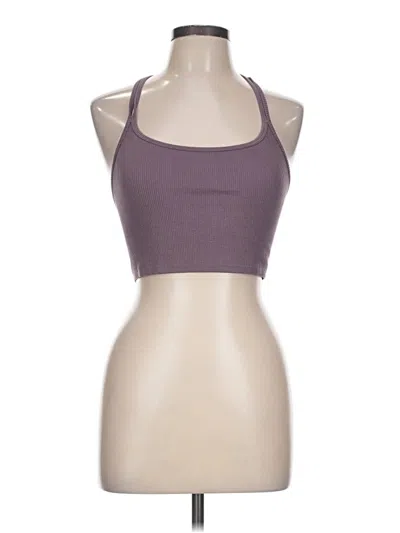 Pre-owned Forever 21 Tank Top Purple Halter Neckline Tops