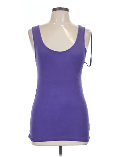 Pre-owned Forever 21 Tank Top Purple Strapless Neckline Tops
