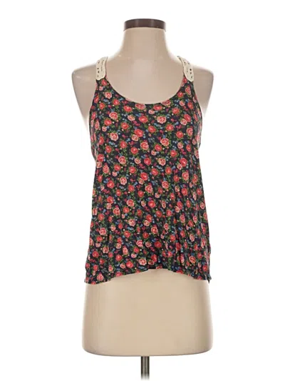 Pre-owned Forever 21 Tank Top Red Halter Neckline Tops
