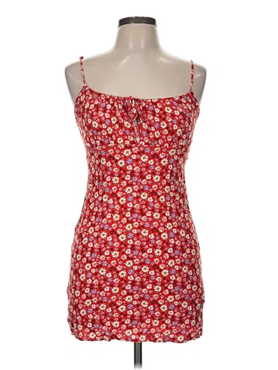 Pre-owned Forever 21 Tank Top Red Strapless Neckline Tops