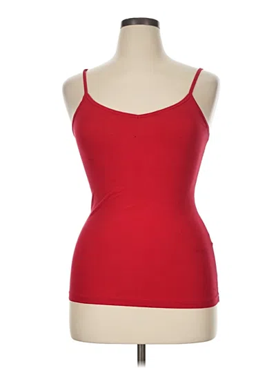 Pre-owned Forever 21 Tank Top Red Strapless Neckline Tops