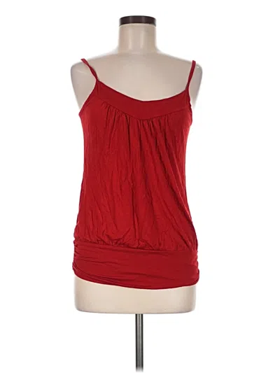 Pre-owned Forever 21 Tank Top Red Strapless Neckline Tops