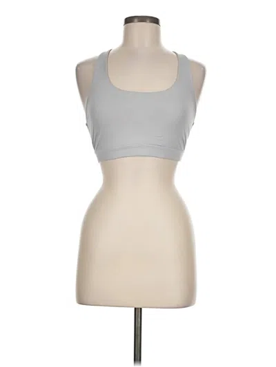 Pre-owned Forever 21 Tank Top Silver Halter Neckline Tops