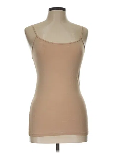 Pre-owned Forever 21 Tank Top Tan Strapless Neckline Tops