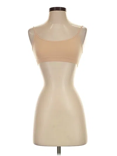 Pre-owned Forever 21 Tank Top Tan Strapless Neckline Tops