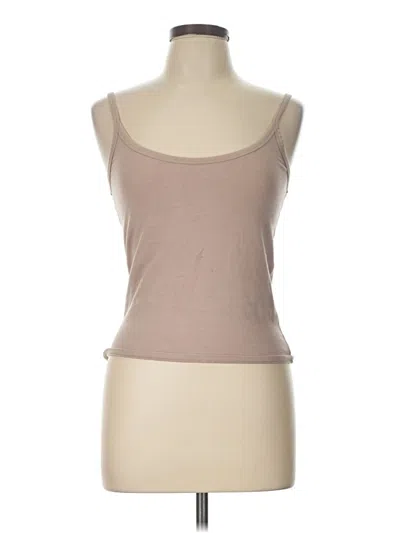 Pre-owned Forever 21 Tank Top Tan Strapless Neckline Tops