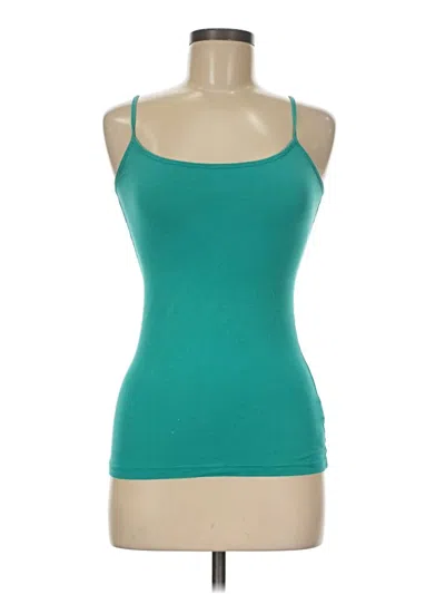 Pre-owned Forever 21 Tank Top Teal Strapless Neckline Tops