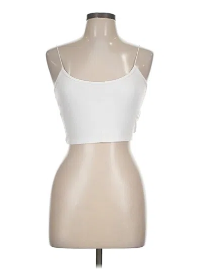 Forever 21 Tank Top White Strapless Neckline Tops