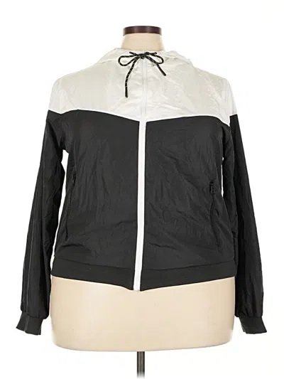 Pre-owned Forever 21 Track Jacket In Black