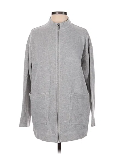 Pre-owned Forever 21 Track Jacket In Gray