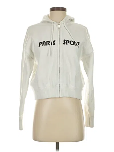 Pre-owned Forever 21 Track Jacket In White