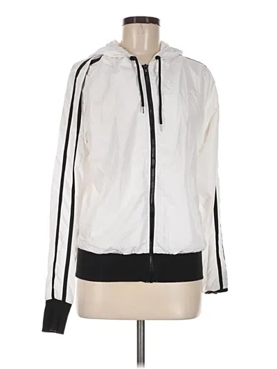 Pre-owned Forever 21 Track Jacket In White