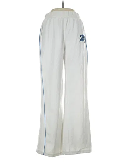 Pre-owned Forever 21 Track Pants In White