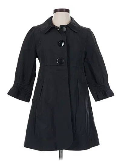 Pre-owned Forever 21 Trenchcoat In Black