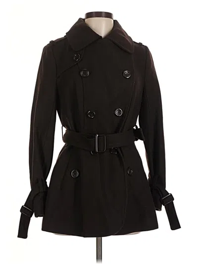 Pre-owned Forever 21 Trenchcoat In Black