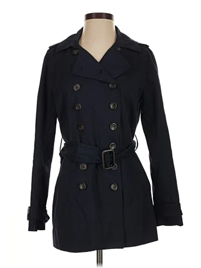 Pre-owned Forever 21 Trenchcoat In Blue