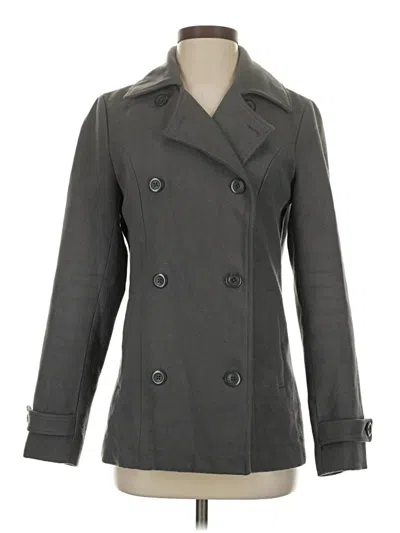 Pre-owned Forever 21 Trenchcoat In Gray