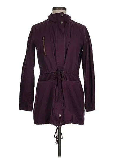 Pre-owned Forever 21 Trenchcoat In Purple