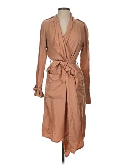 Pre-owned Forever 21 Trenchcoat In Tan